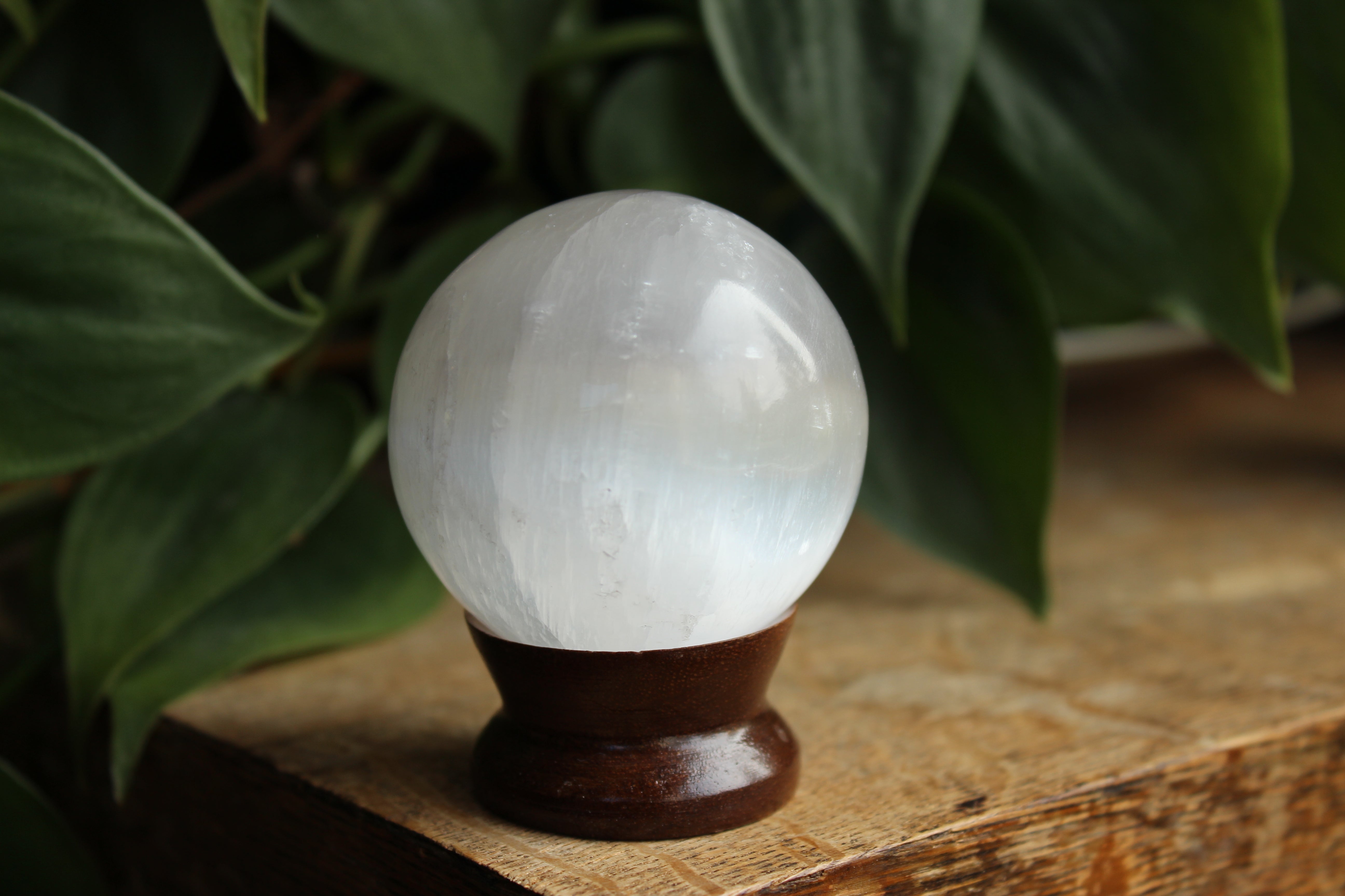 Selenite sphere 1, new