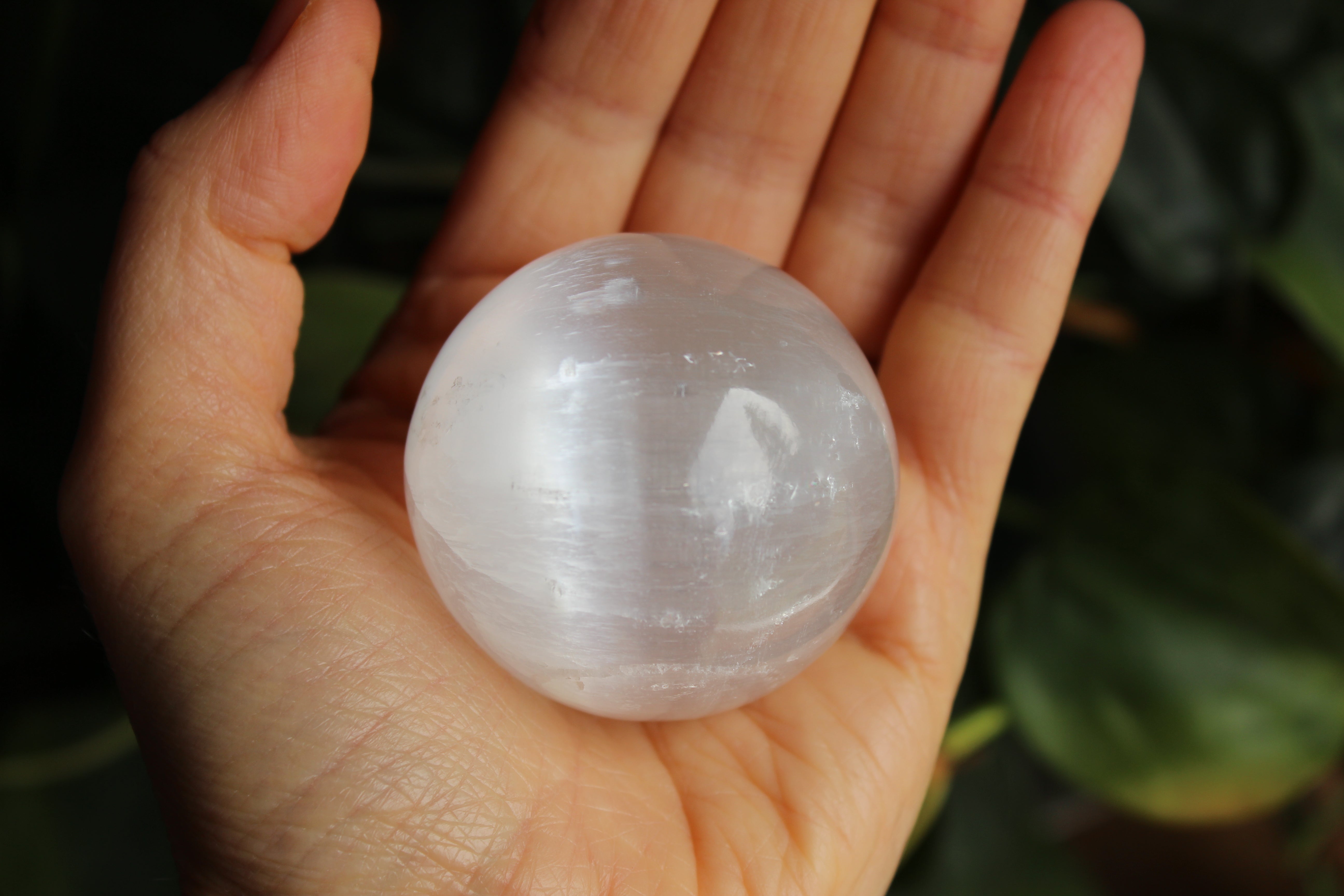 Selenite sphere 1, new