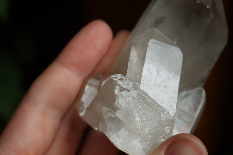 Clear quartz cluster 1