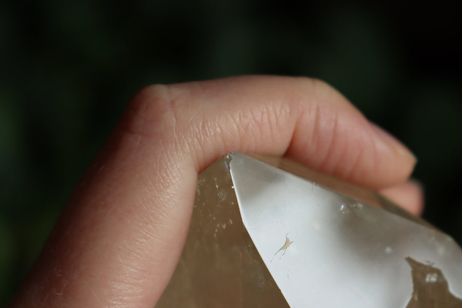 Elestial citrine with mica 1