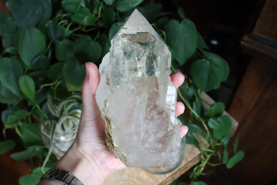 Elestial citrine with mica 1