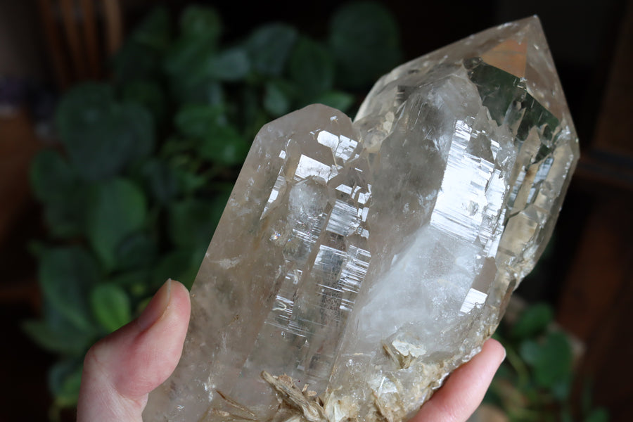 Elestial citrine with mica 1