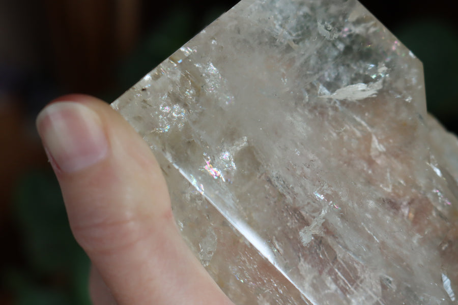 Elestial citrine with mica 1