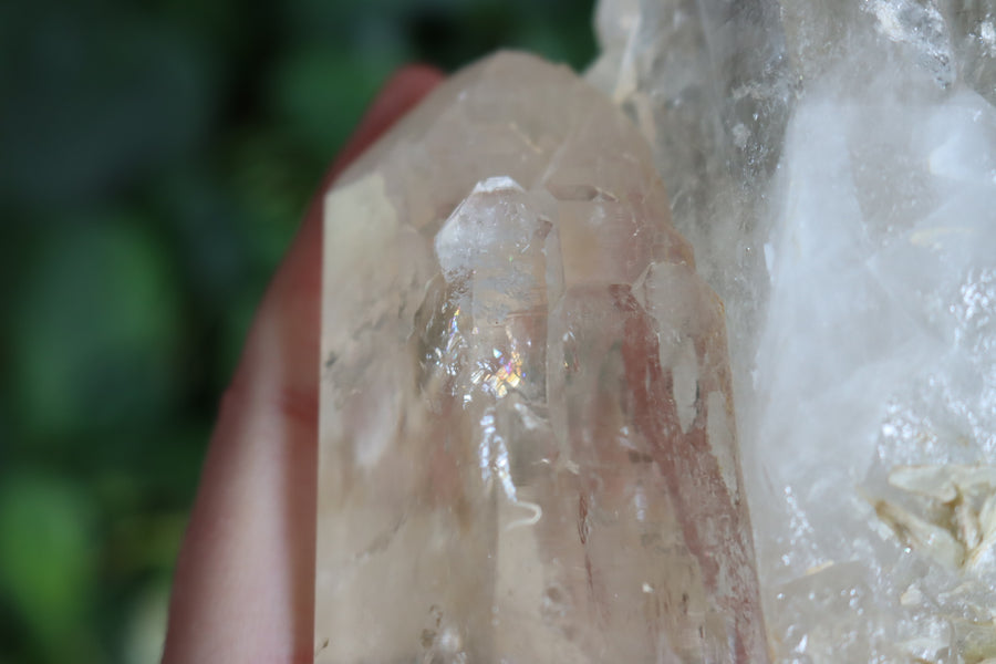Elestial citrine with mica 1