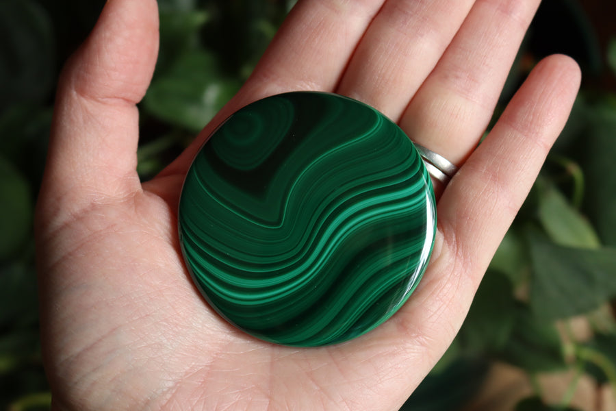 Malachite disk 1