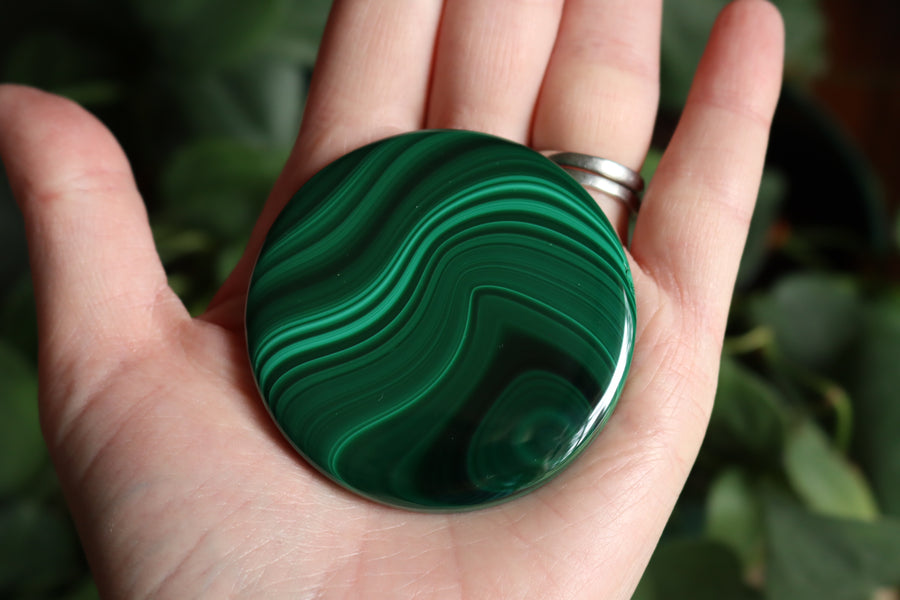 Malachite disk 1