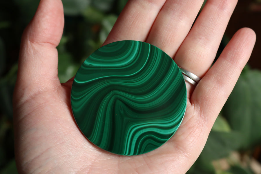 Malachite disk 1