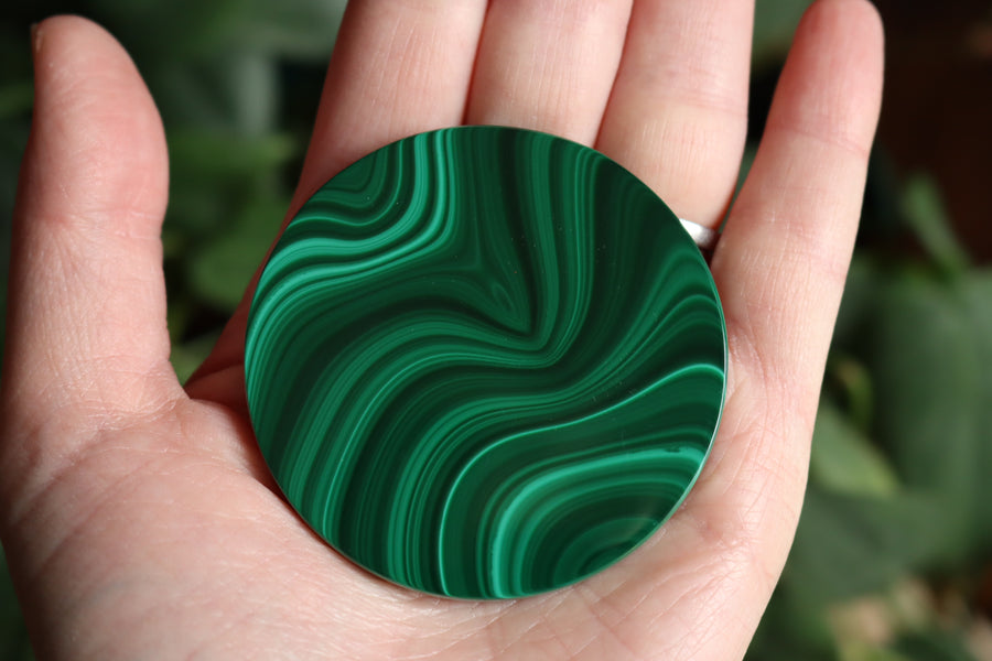 Malachite disk 1