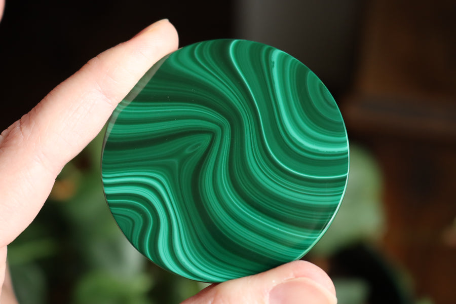 Malachite disk 1