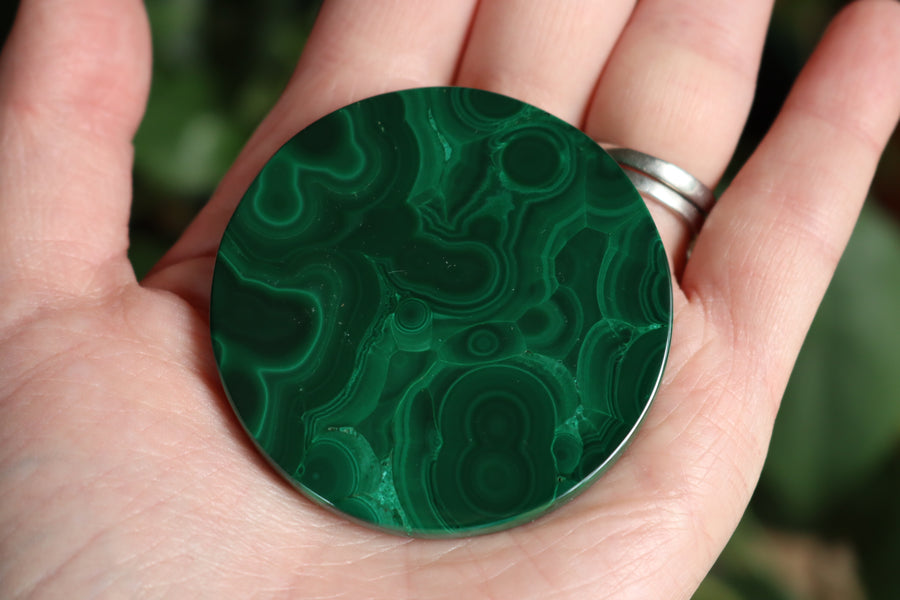 Malachite disk 3