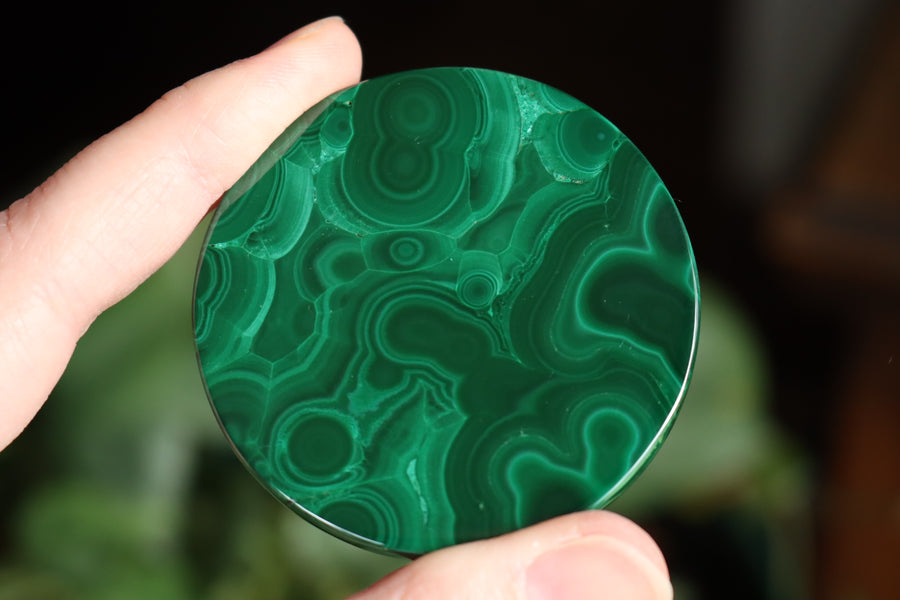 Malachite disk 3