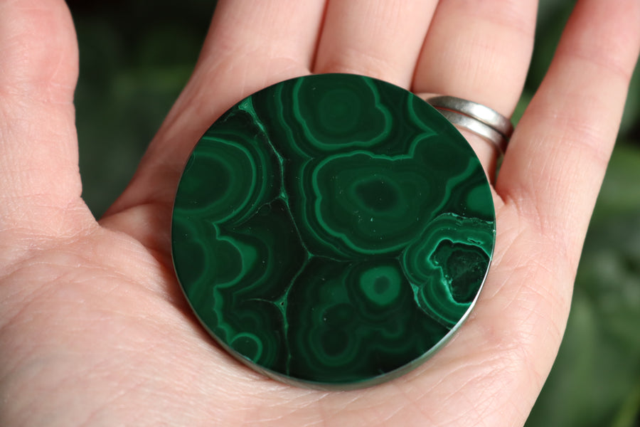 Malachite disk 4