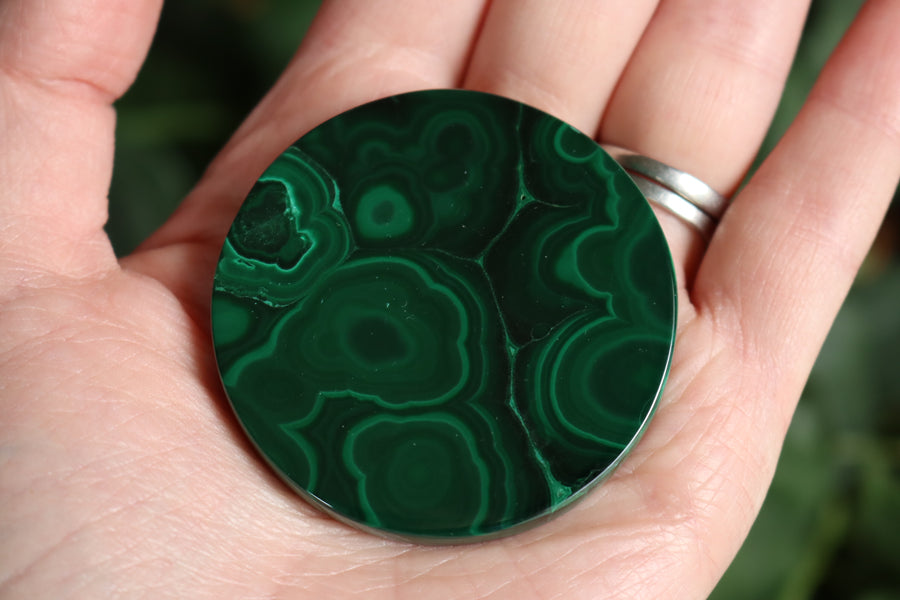 Malachite disk 4