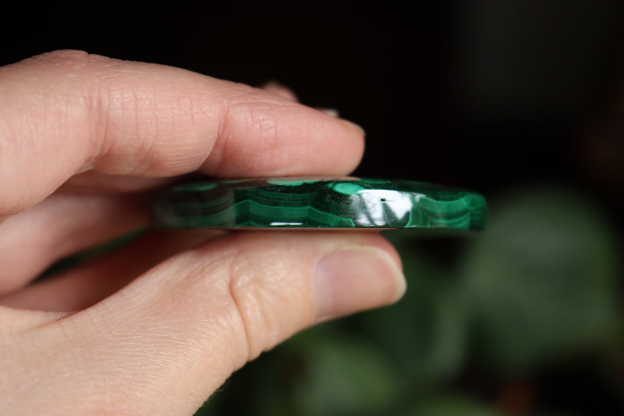 Malachite disk 4