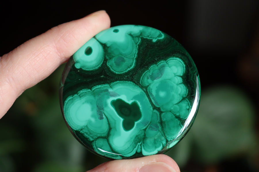 Malachite disk 4