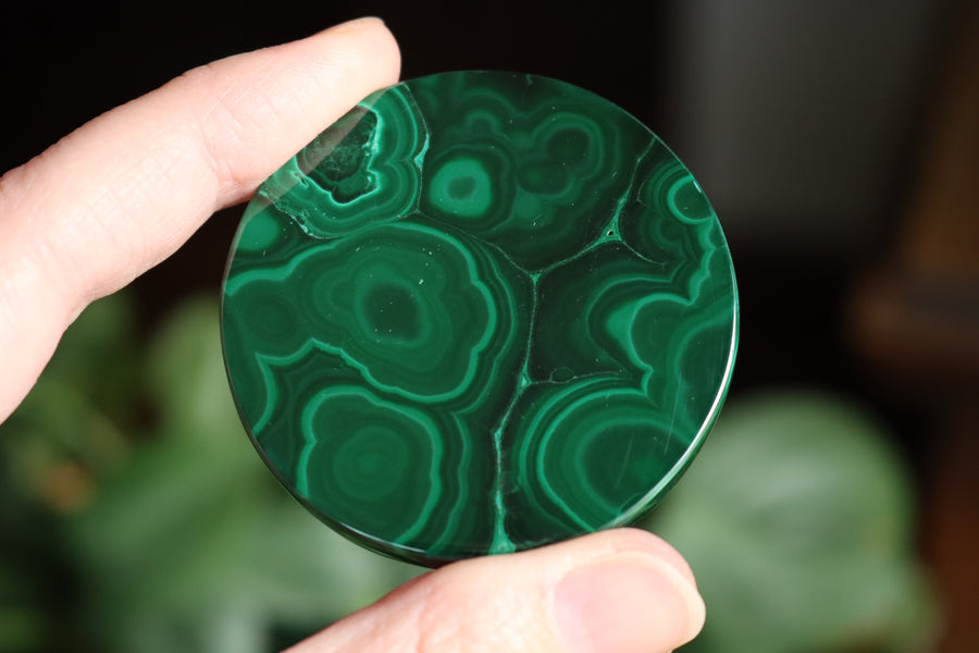 Malachite disk 4