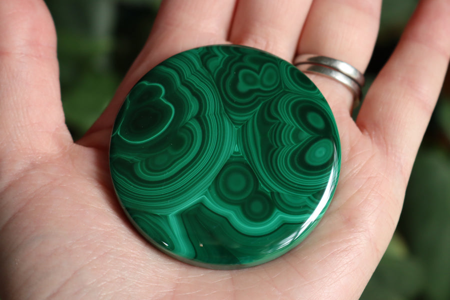 Malachite disk 5