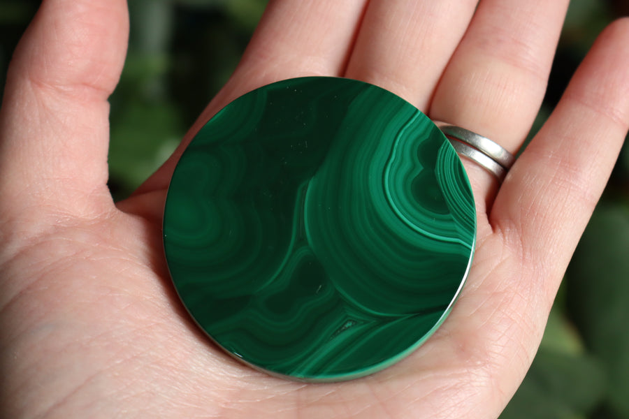 Malachite disk 5