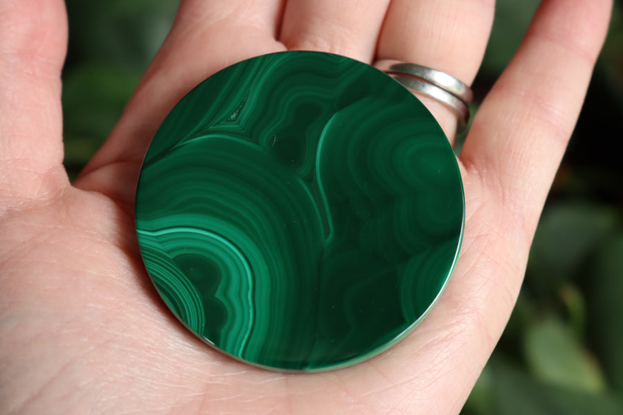 Malachite disk 5