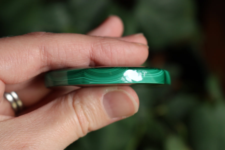 Malachite disk 5