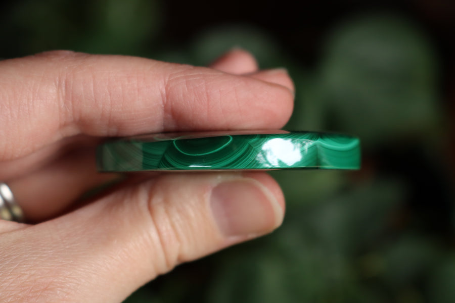Malachite disk 5