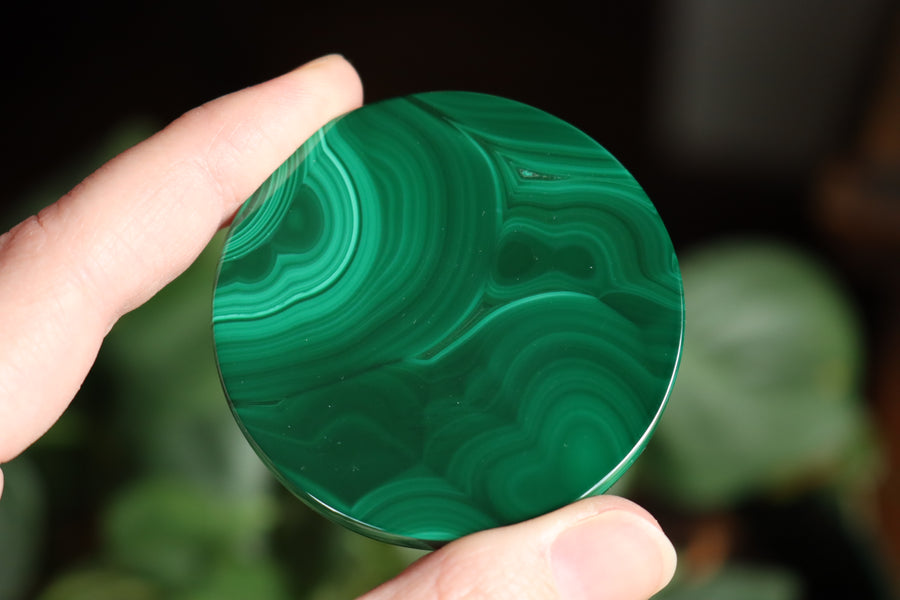 Malachite disk 5