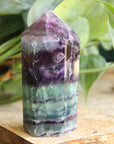 Rainbow fluorite tower 31, new