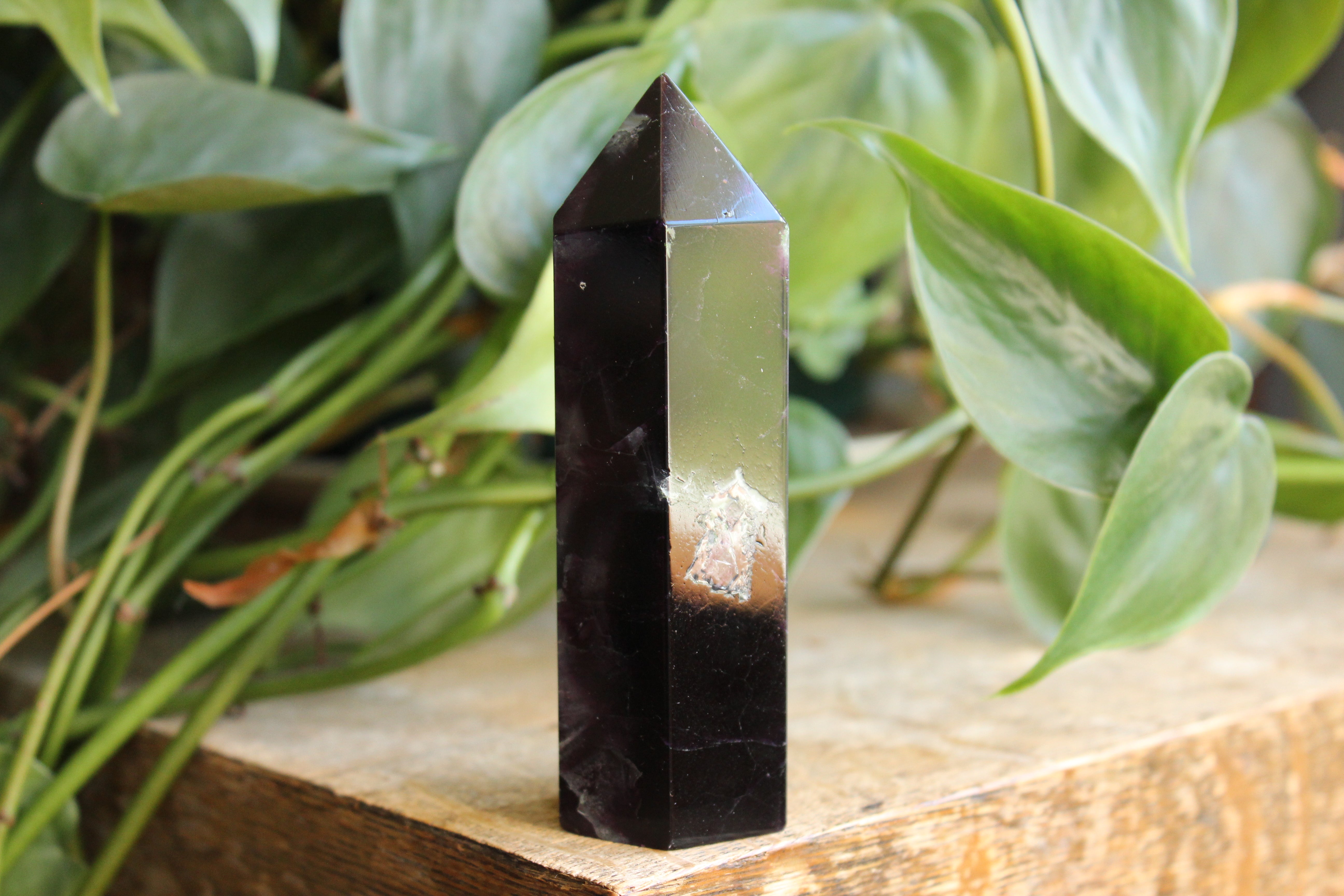 Rainbow fluorite tower 32, new