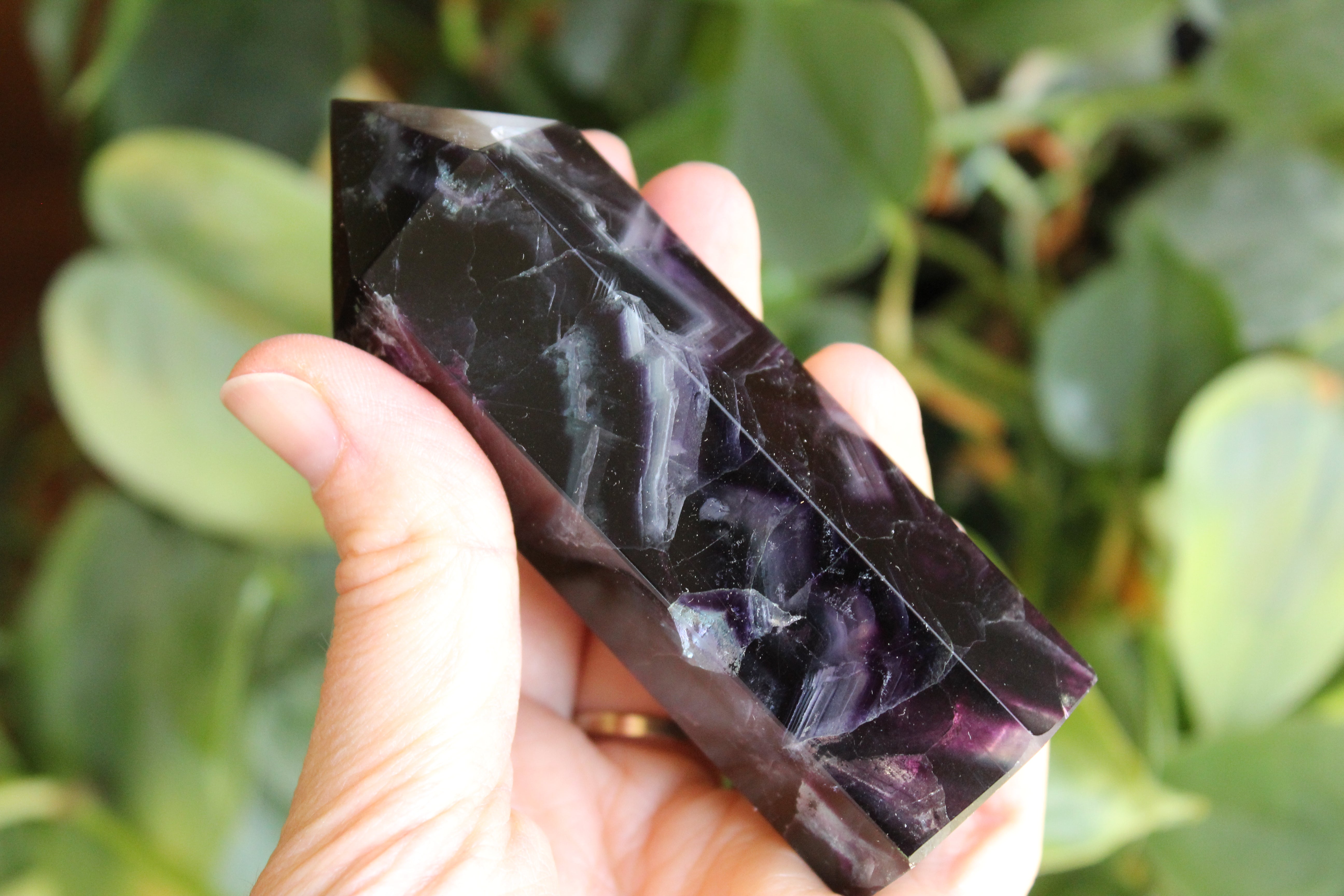 Rainbow fluorite tower 32, new