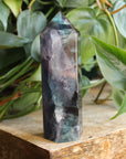 Rainbow fluorite tower 33, new