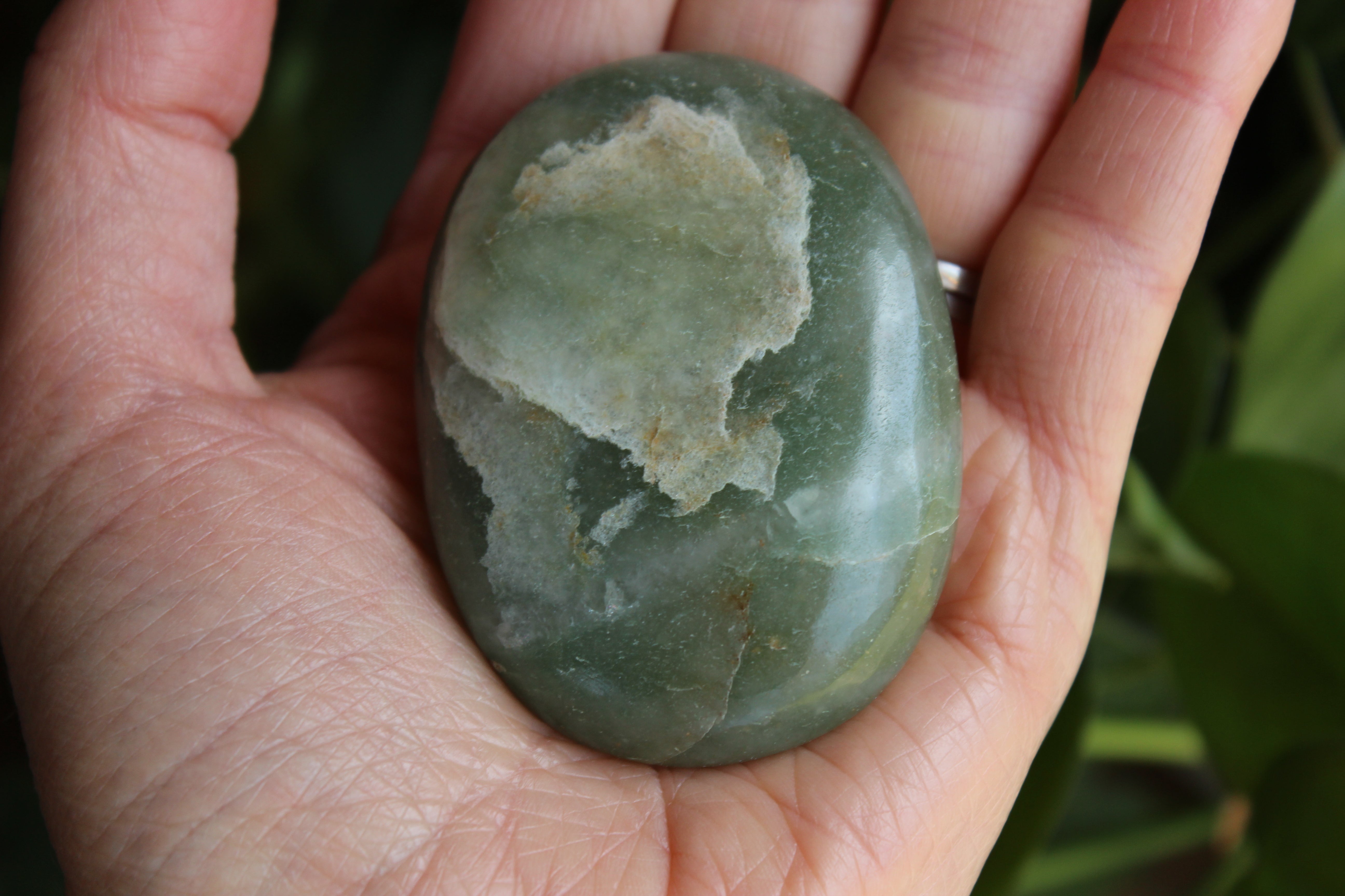 Green aventurine pocket stone 1, new