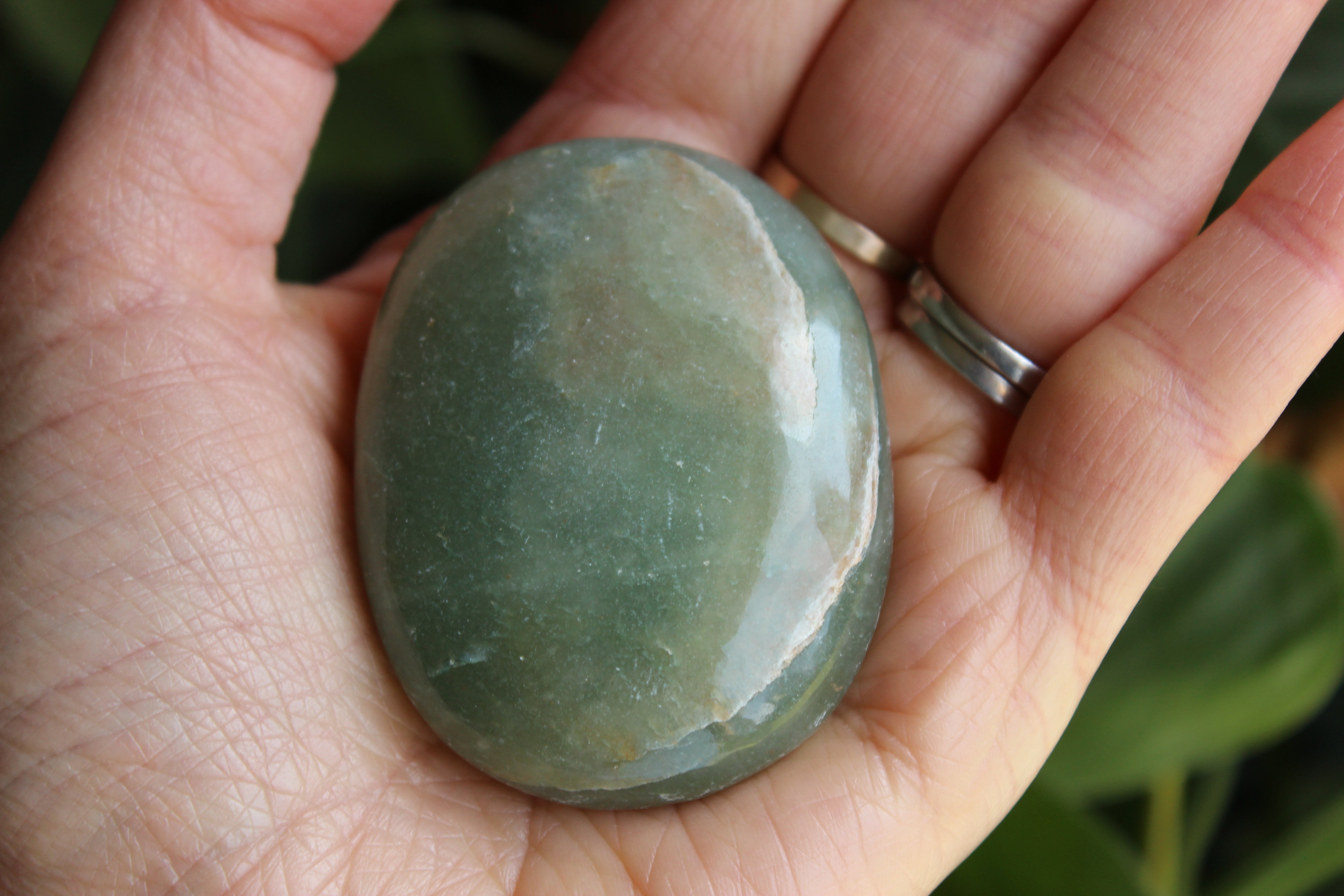 Green aventurine pocket stone 2, new
