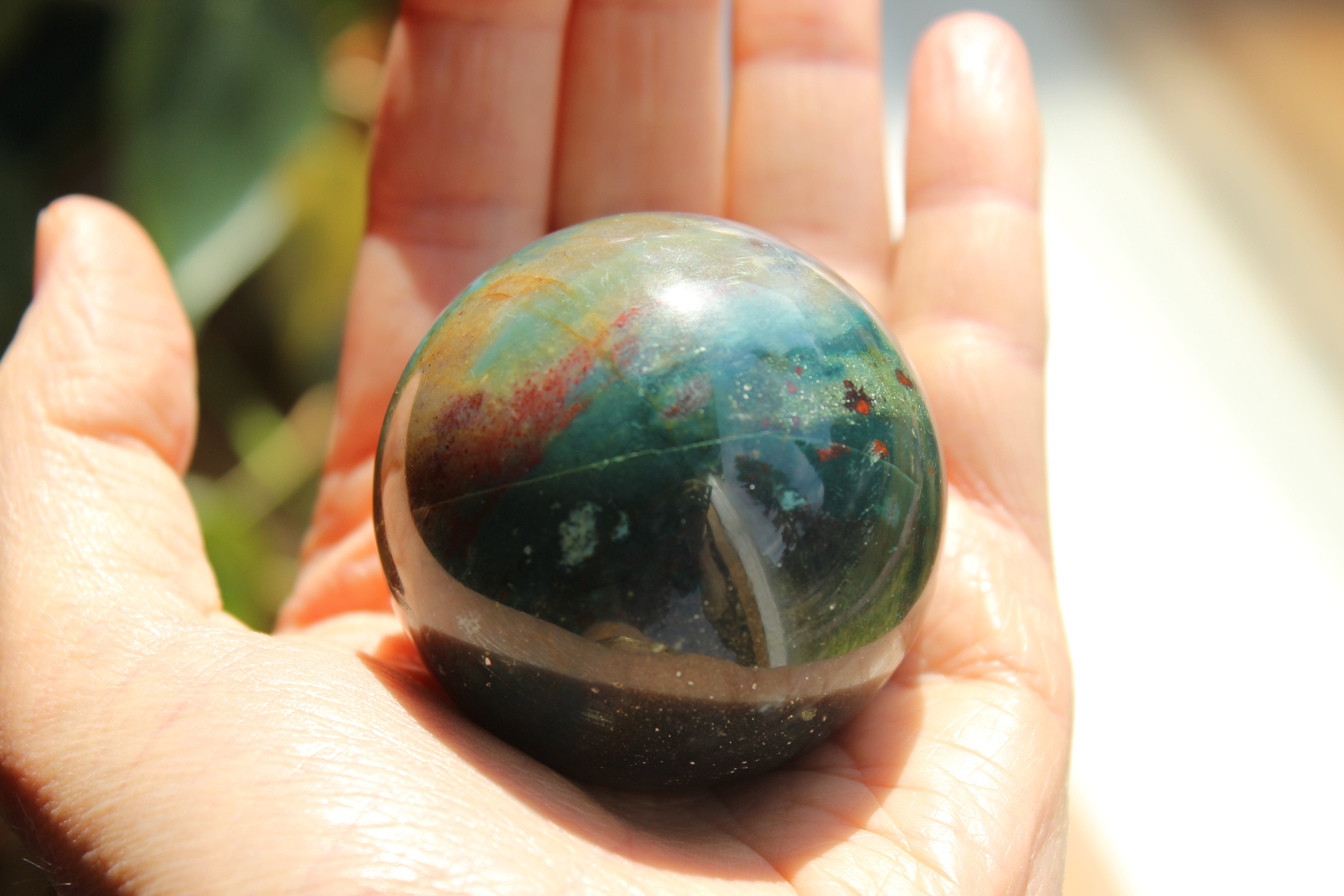 Bloodstone sphere 1, new