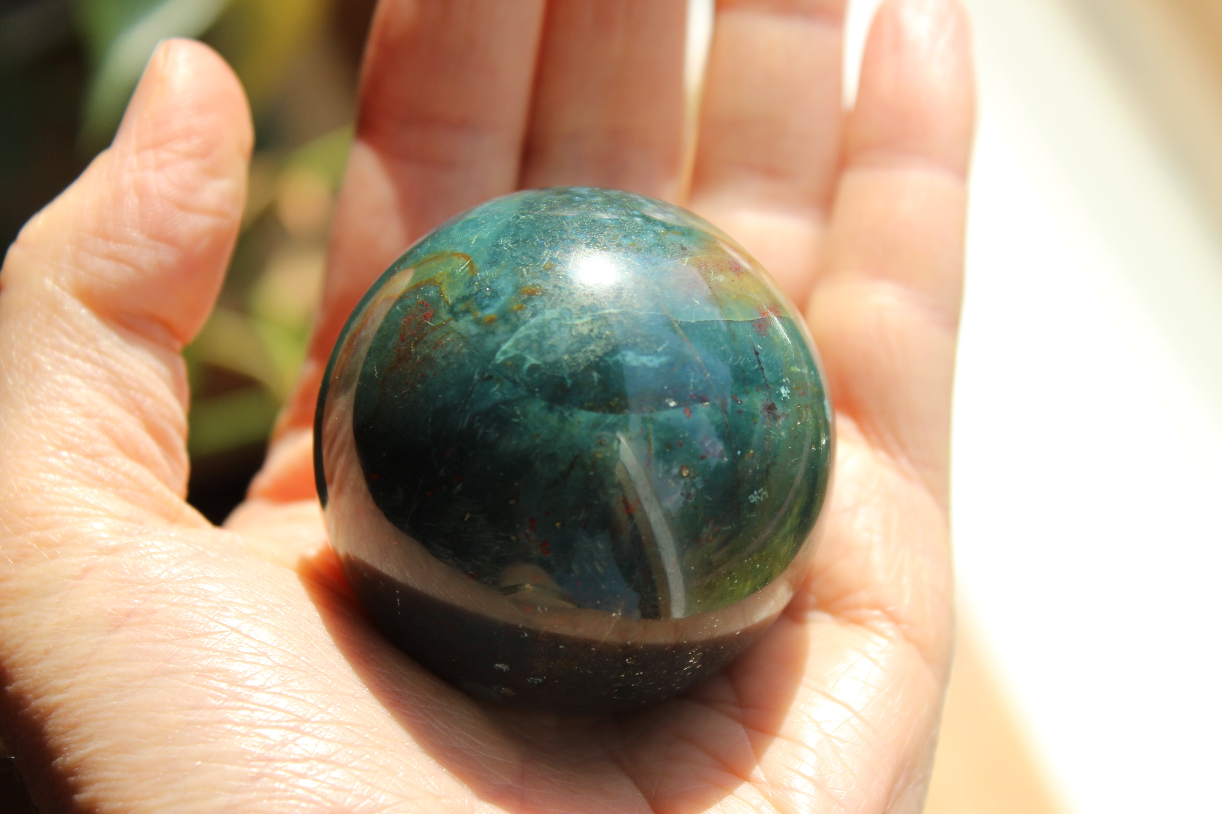 Bloodstone sphere 1, new