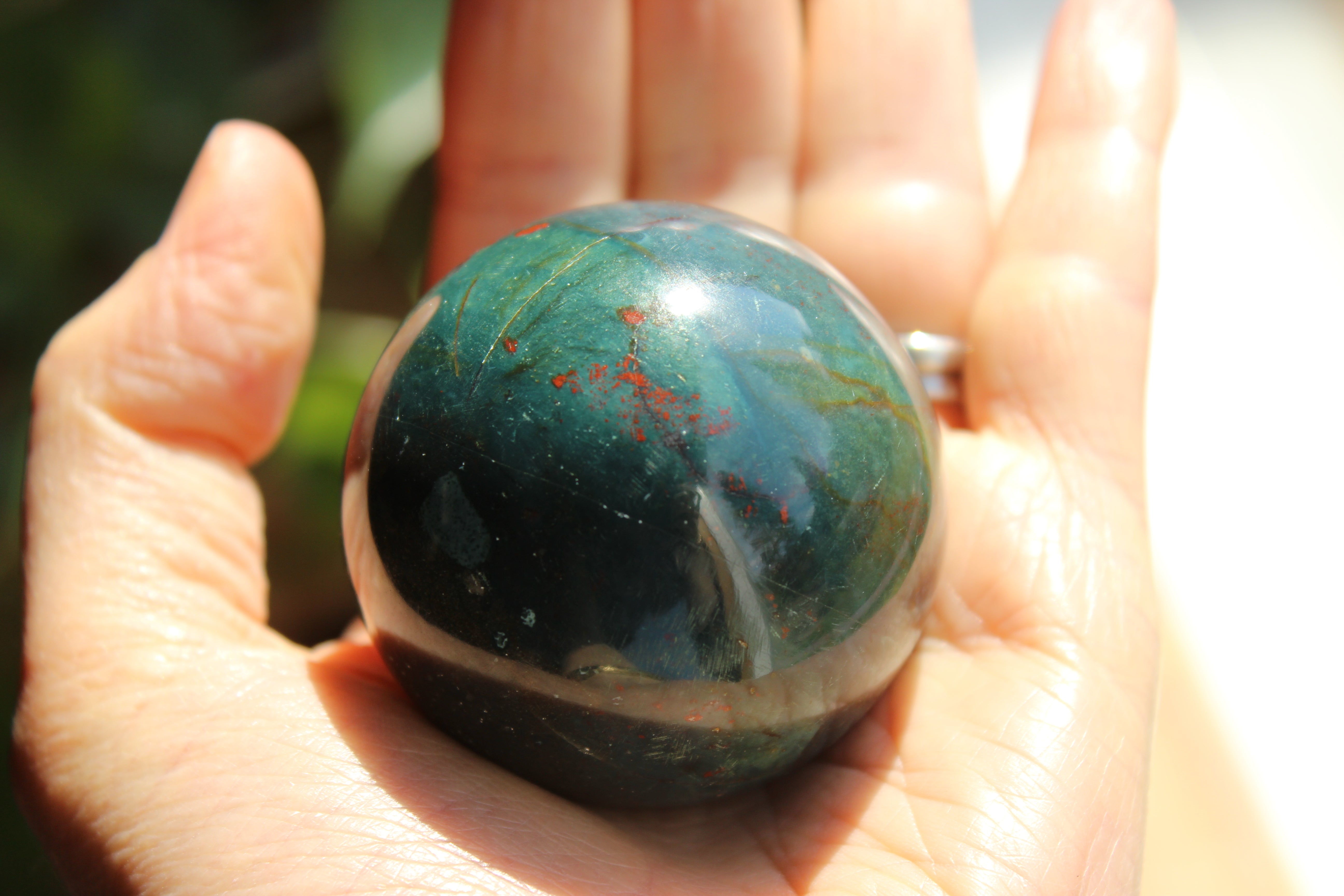 Bloodstone sphere 1, new