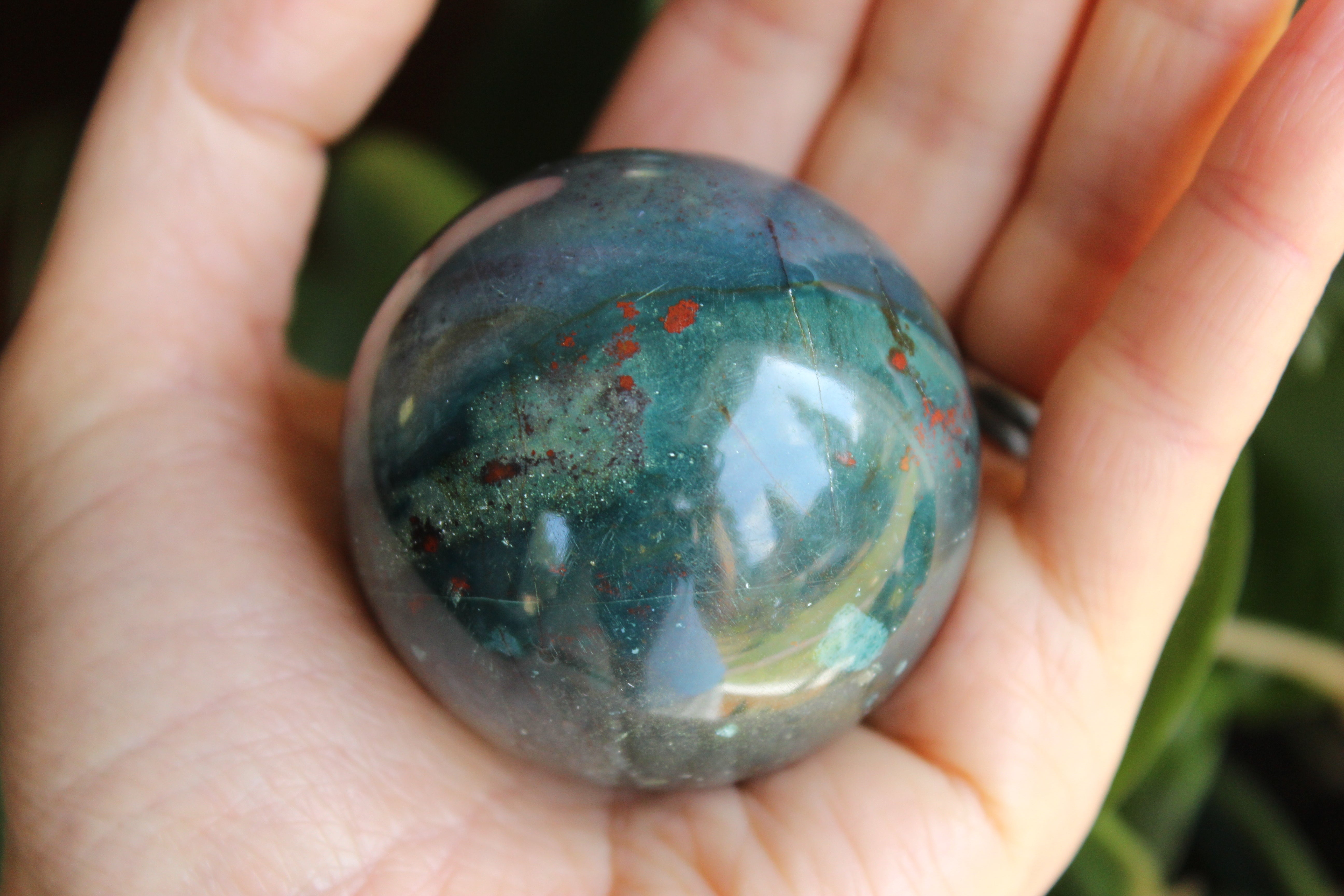 Bloodstone sphere 1, new