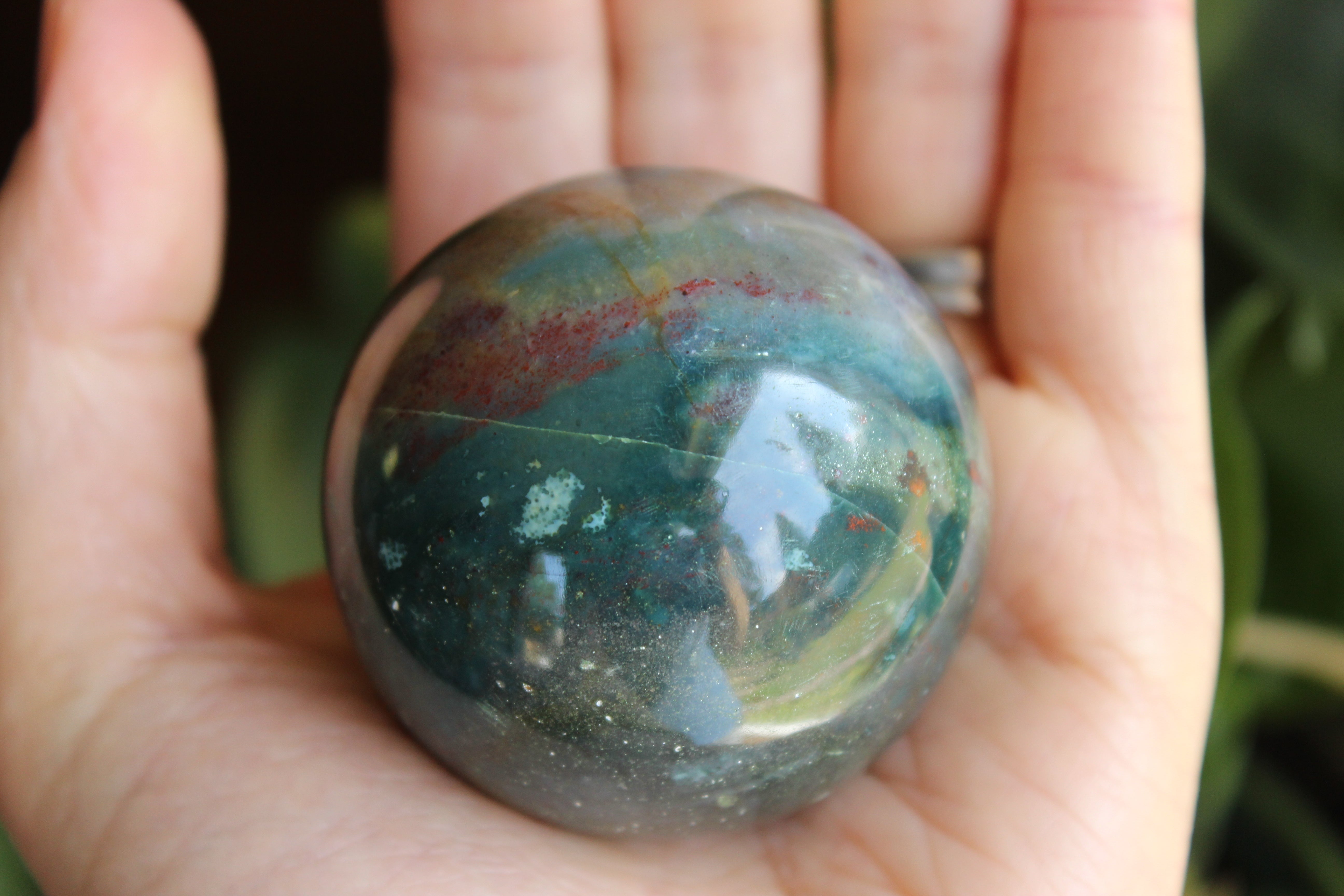Bloodstone sphere 1, new
