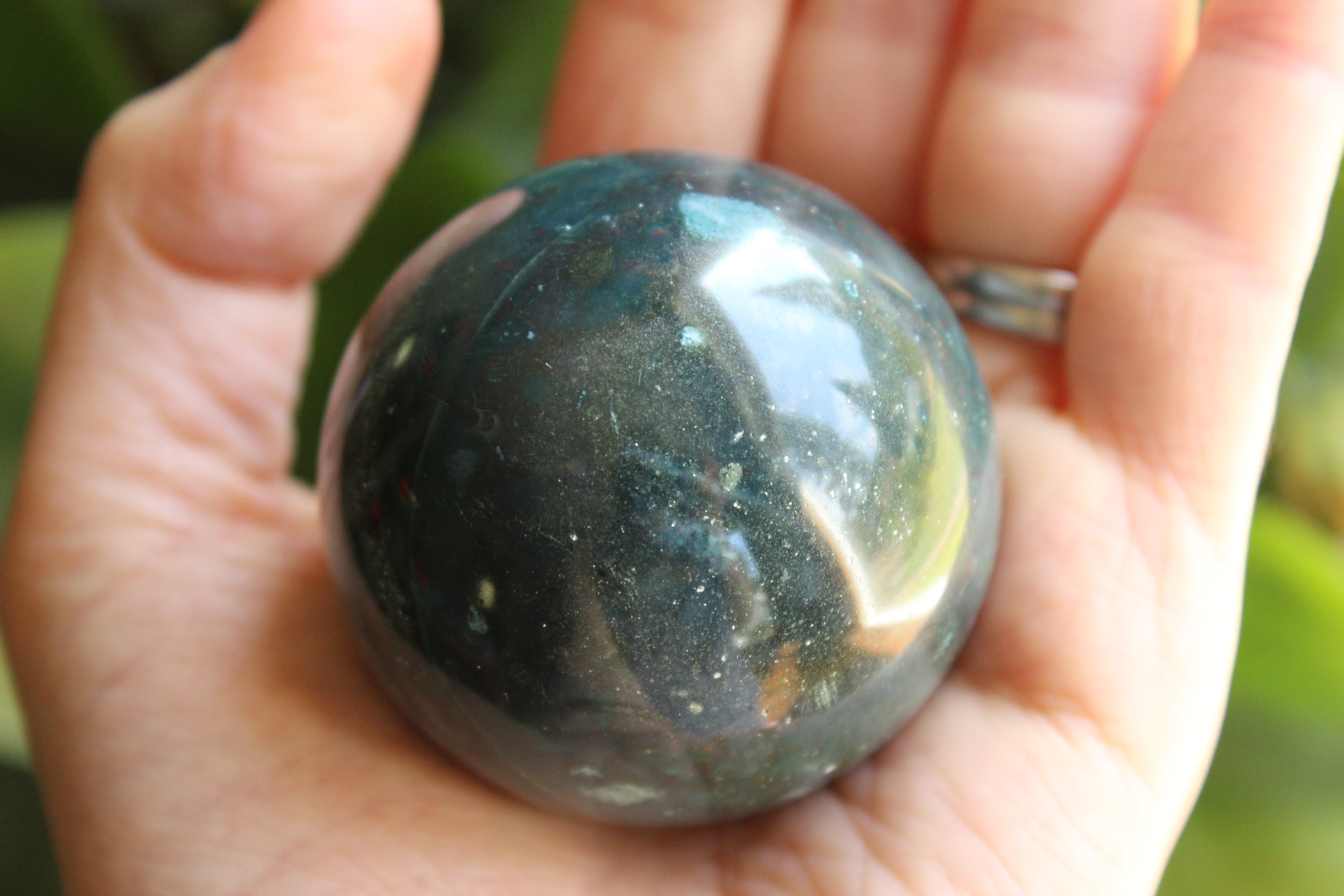 Bloodstone sphere 1, new