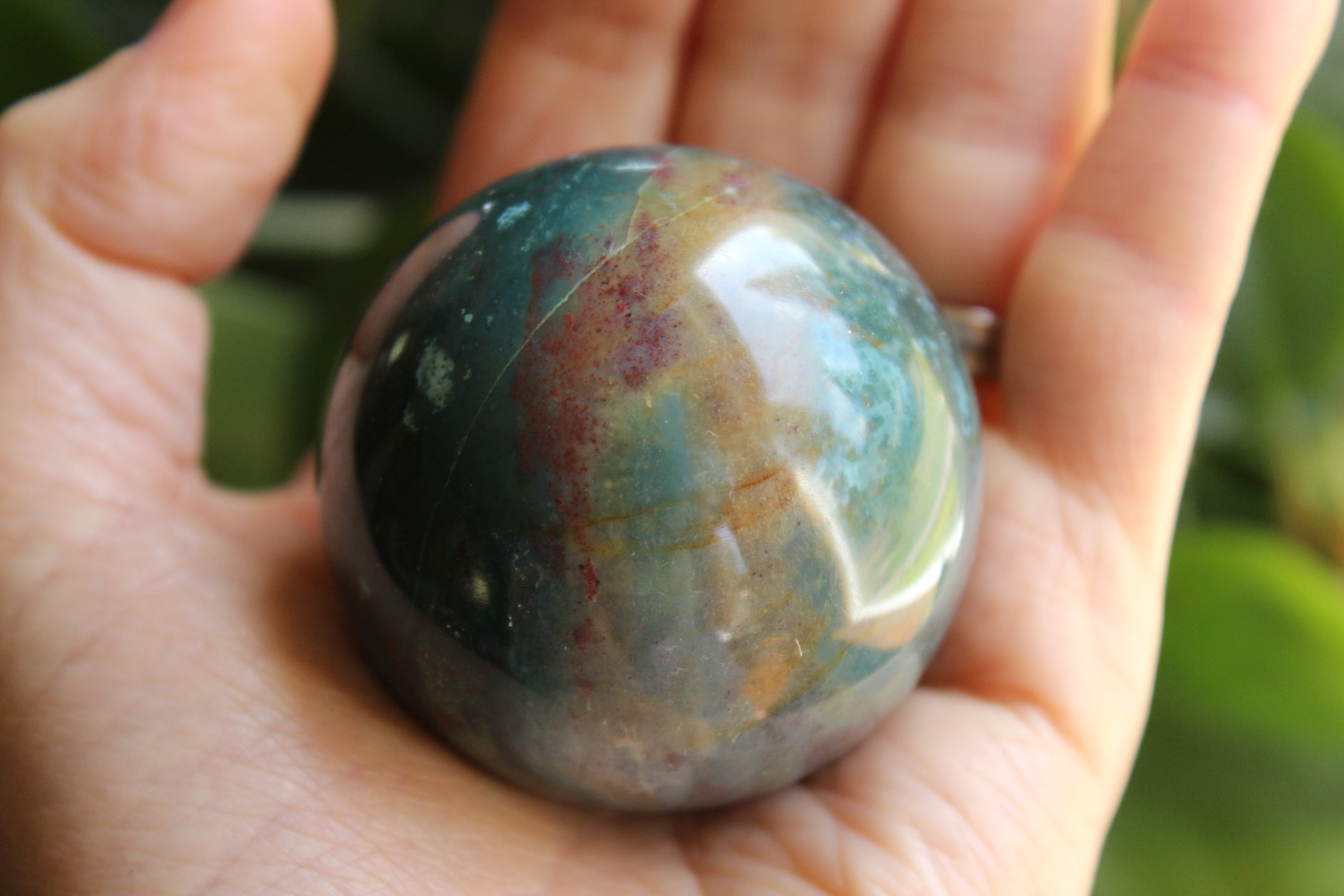 Bloodstone sphere 1, new