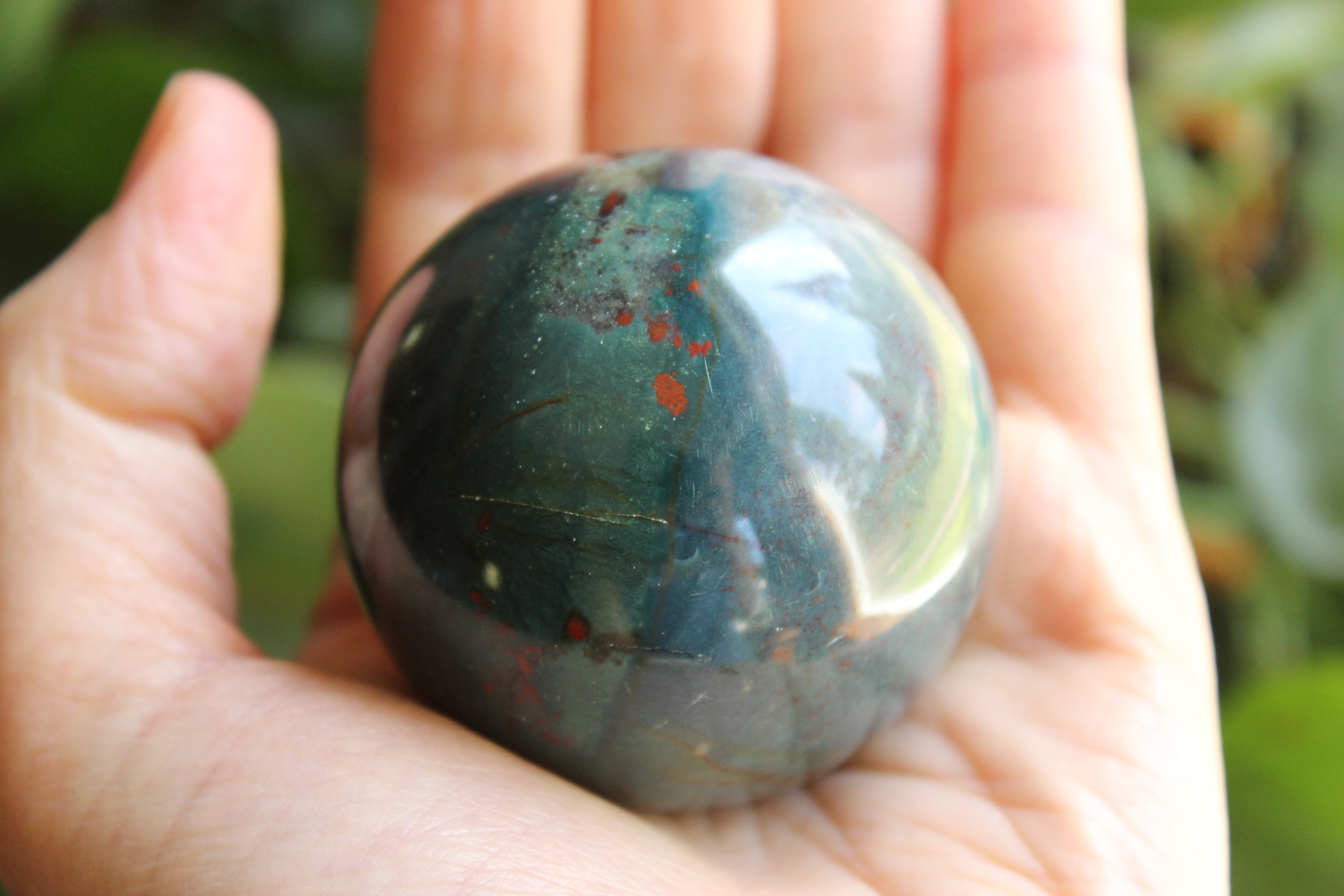 Bloodstone sphere 1, new