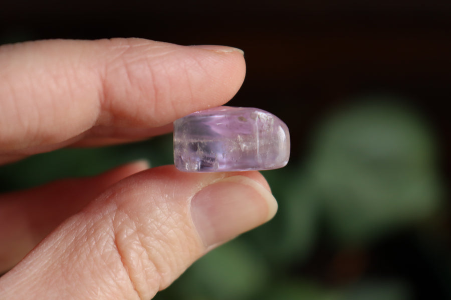 Polished pink kunzite 4