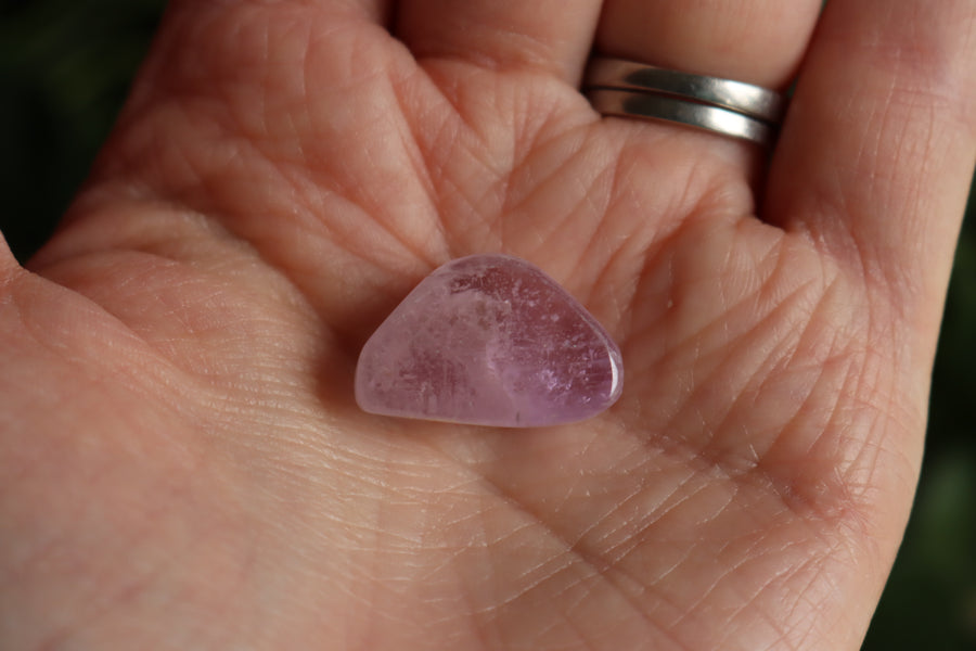 Polished pink kunzite 5