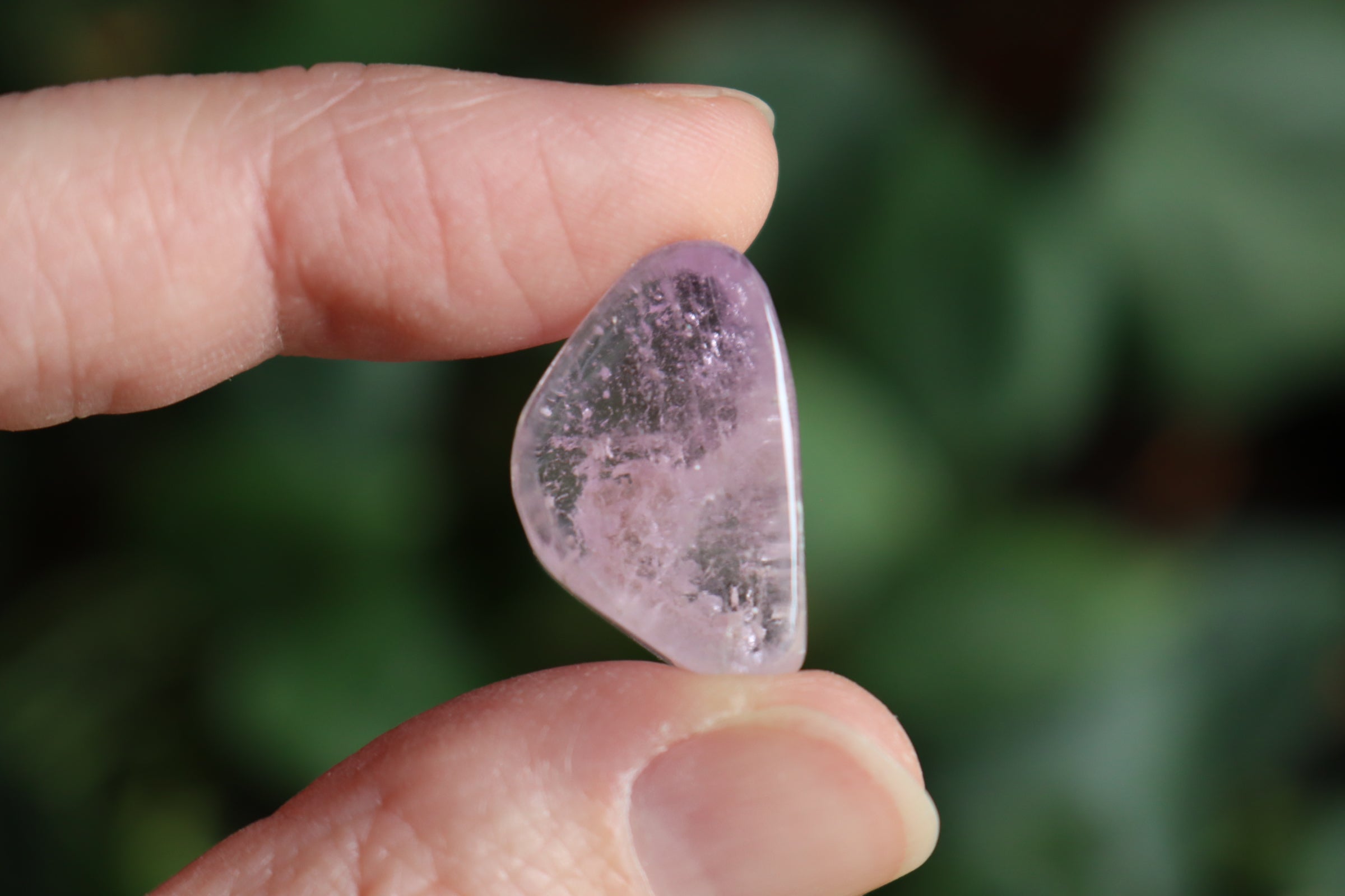 Polished pink kunzite 5
