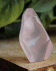 Gemmy rose quartz free form from Mozambique 2, new