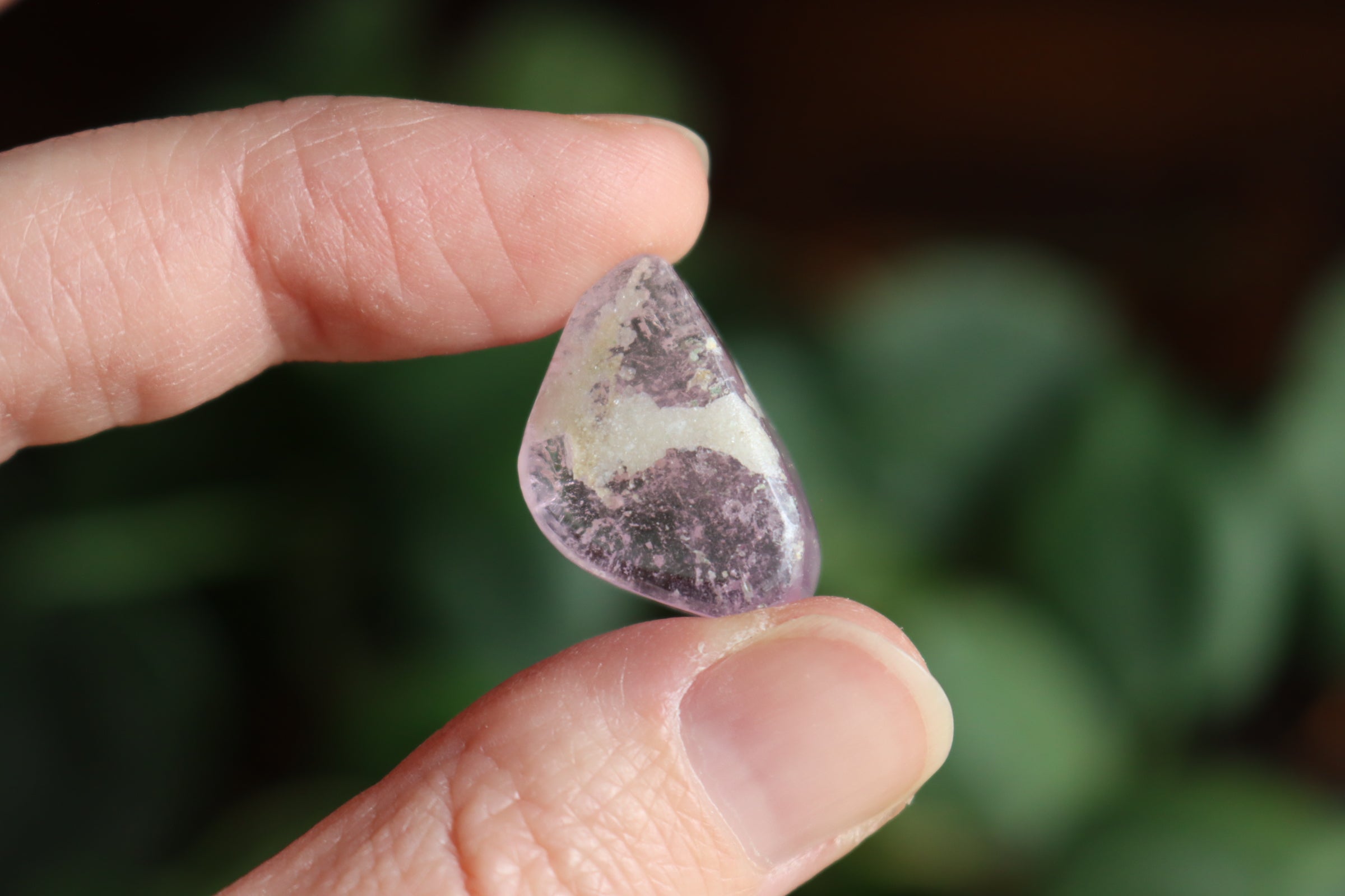 Polished pink kunzite 5