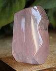 Gemmy rose quartz free form from Mozambique 3, new