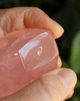 Gemmy rose quartz free form from Mozambique 3, new