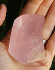 Gemmy rose quartz free form from Mozambique 3, new