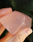Gemmy rose quartz free form from Mozambique 3, new