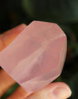Gemmy rose quartz free form from Mozambique 3, new